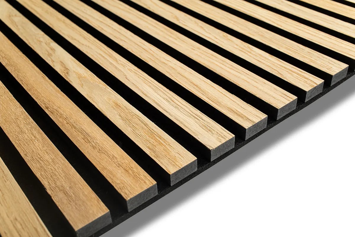 Oak black felt, Akustiskie līstu paneļi